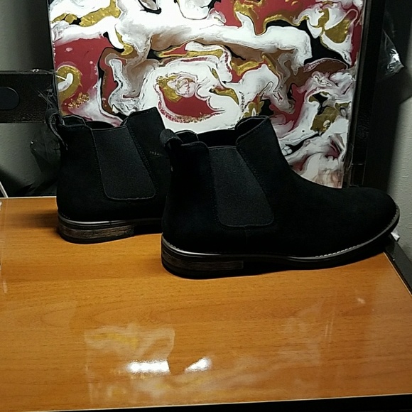 Mens "Ben" Genuine Suede Chelsea Boots - Picture 6 of 8